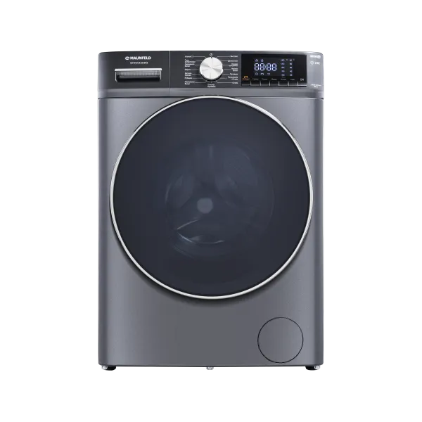 Стиральная машина c инвертором MAUNFELD MFWM1410SB02 Черная нержавеющая сталь