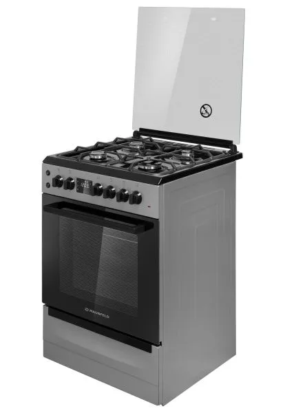 Газовая плита с электрической духовкой MAUNFELD MGC60EC05 Серый
