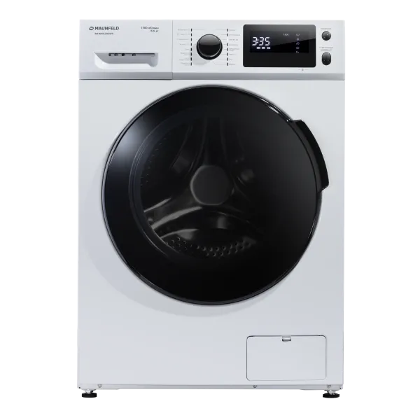 Стиральная машина c сушкой инвертором и паром MAUNFELD MFWM1586WH Белый