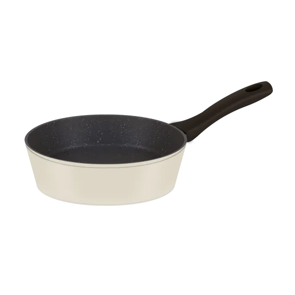 Сковорода глубокая FILIGRANA EDDA FG24EDD01DF из кованого алюминия, 24 см Бежевый