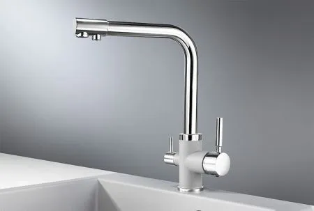 3015, XРОМ/АЛЮМИНИУМ, СМЕСИТЕЛЬ КУХОННЫЙ