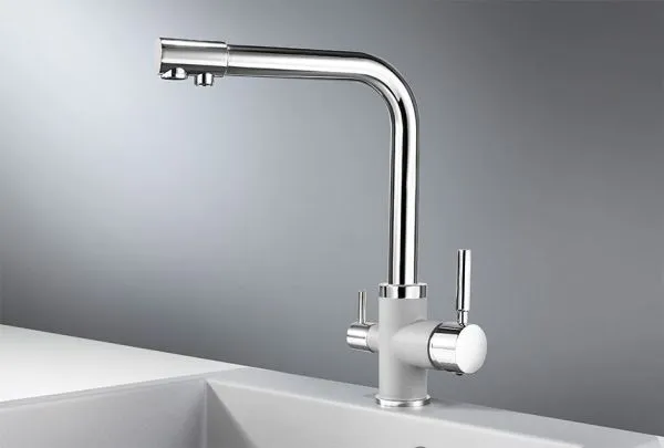 3015, XРОМ/АЛЮМИНИУМ, СМЕСИТЕЛЬ КУХОННЫЙ