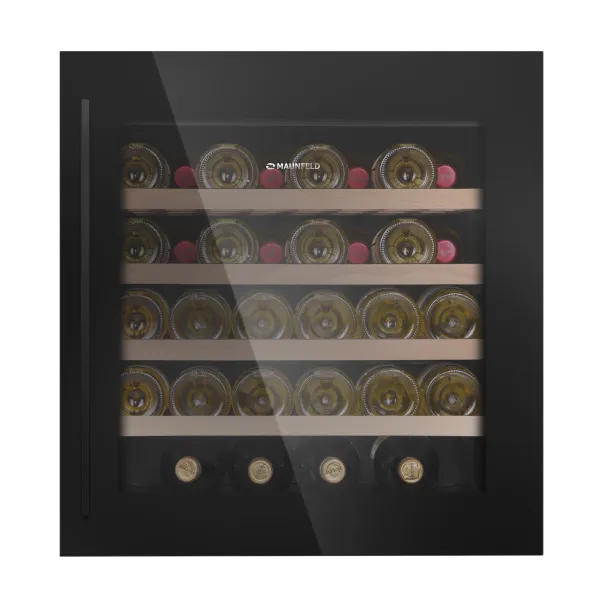 Винный шкаф встраиваемый MAUNFELD MBWC-92S36 Черный