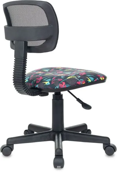 Кресло детское Бюрократ CH-299 черный TW-01 сиденье мультиколор геометрия сетка/ткань крестов. пластик