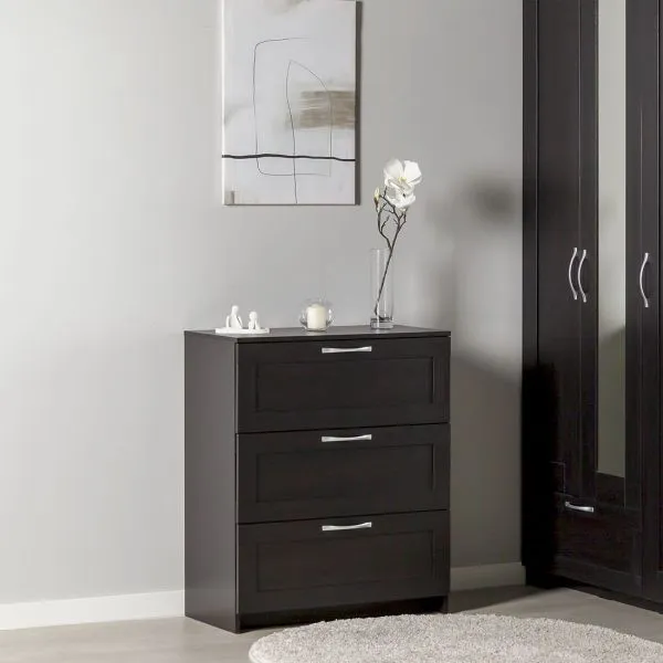 2.02.02.050.5 СИРИУС комод "3 ящика Дуб Венге RU"