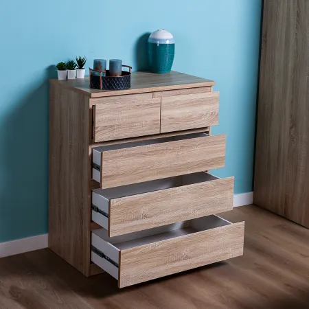 2.05.02.080.3 МАЛЬТА комод 3+2 ящика 80х99 сонома RU