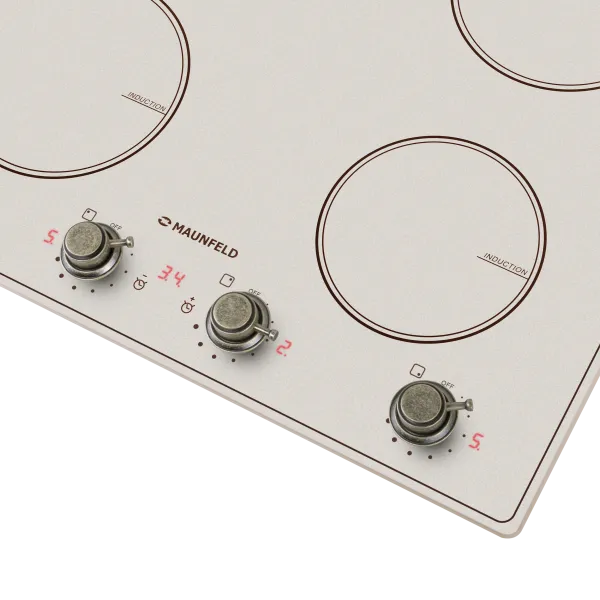 Индукционная варочная панель MAUNFELD CVI594MBGBR Бежевый