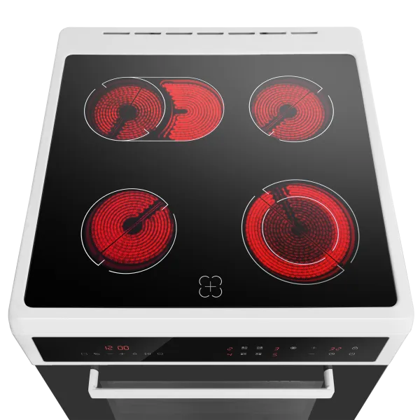 Электрическая стеклокерамическая плита MAUNFELD MEC611C10TD Белый