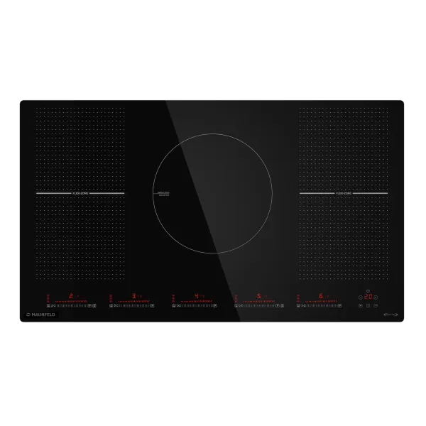 Индукционная варочная панель с двумя Flex Zone и Booster MAUNFELD CVI905SFBK Inverter Черный