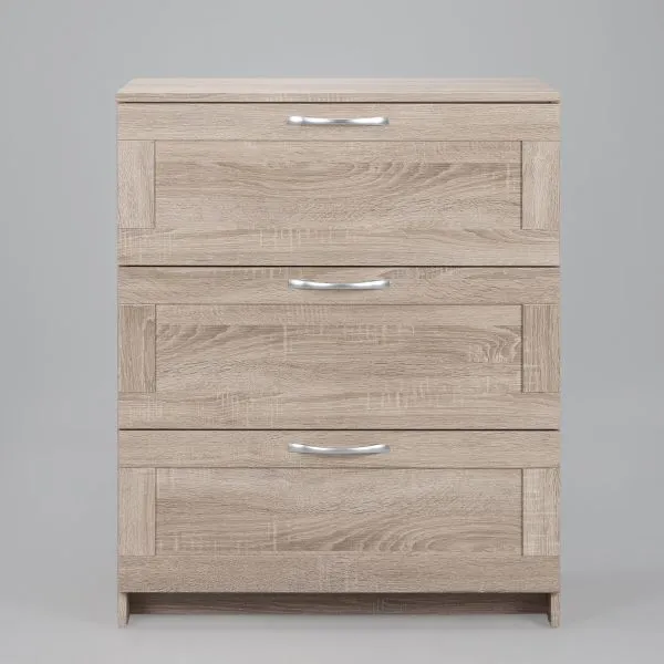 2.02.02.050.3 СИРИУС комод "3 ящика сонома RU"