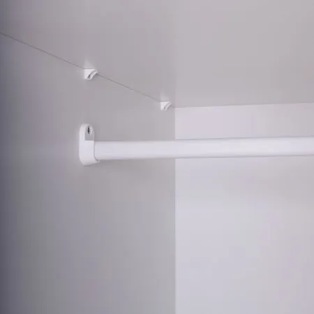 2.02.01.470.1 СИРИУС шкаф 2 двери и 1 ящик 78х59х220 белый RU