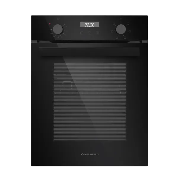 Шкаф духовой электрический MAUNFELD EOEM516P Черный/черная фурнитура