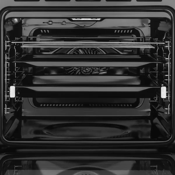 Шкаф духовой электрический MAUNFELD MEOM729P Черный/черная фурнитура