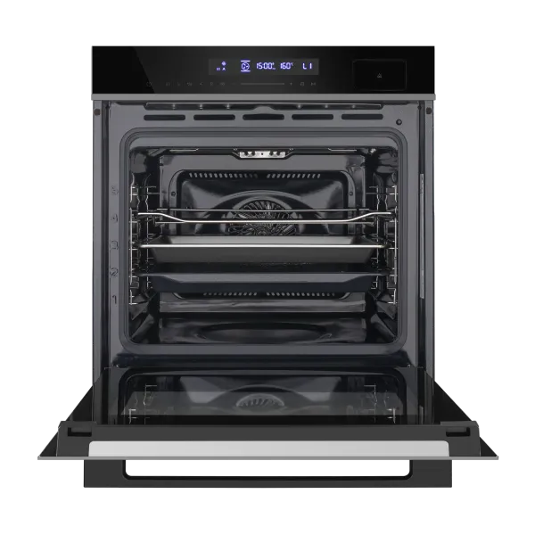 Шкаф духовой электрический с паром MAUNFELD MEOR7216ST Черный