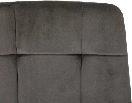 Стул для дома Бюрократ CH-K1 т.серый Holland 18 металл черный на ножках (CH-K1_1/HL18)