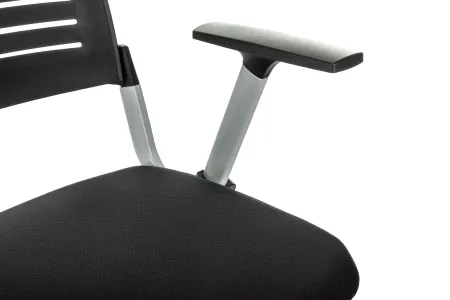 Стул Бюрократ X-Click черный на ножках металл серый
