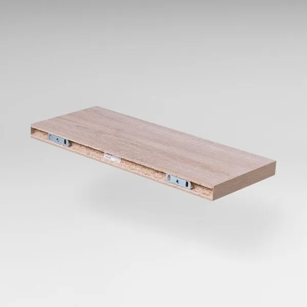 S00739 Фора 1.6 полка настенная 60х25х3.7, дуб беленый