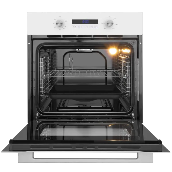 Шкаф духовой газовый с электрическим грилем MAUNFELD MOGM703W Белый