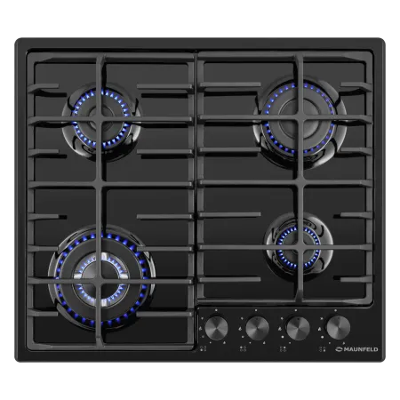 Газовая варочная панель MAUNFELD EGHE.64.63CB2/G Черный