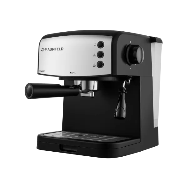 Кофемашина рожкового типа MAUNFELD MF-734BK Черный