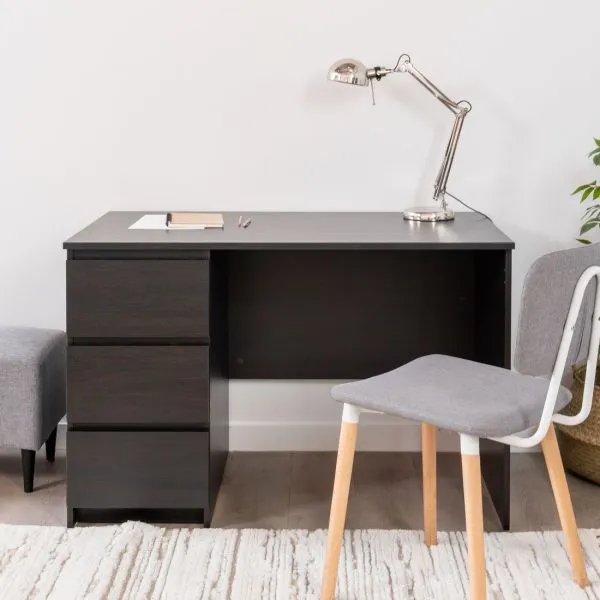 2.03.06.090.5 КАСТОР стол письменный 3 ящика 116х65 RU Дуб Венге