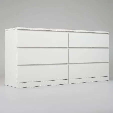 S00296 Варма 6Д комод 160х77х40, белый