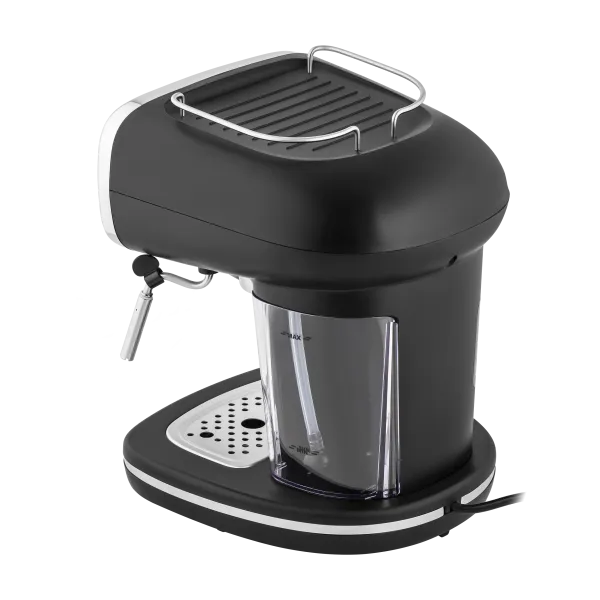 Кофемашина рожкового типа MAUNFELD MF-736BK Черный