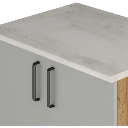 Шкаф напольный  80х85х60  «Мирах сер\дер»