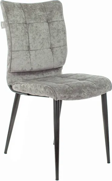 Стул для дома Бюрократ CH-K10 серый Light 19 металл черный на ножках (CH-K10_1/LT19)