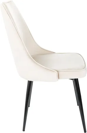 Стул для дома Бюрократ CH-K4_2 комплект 2шт бежевый Holland 06 металл черный на ножках (CH-K4_1/HL07_2)