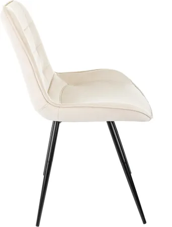 Стул для дома Бюрократ CH-K2_4 комплект 4шт бежевый Holland 06 металл черный на ножках (CH-K2_1/HL07_4)