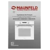 Шкаф духовой газовый с электрическим грилем MAUNFELD MOGM703W Белый