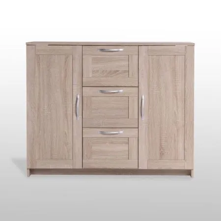 2.02.03.340.3 СИРИУС тумба 2 двери и 3 ящика 117х95 сонома RU