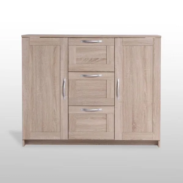 2.02.03.340.3 СИРИУС тумба 2 двери и 3 ящика 117х95 сонома RU