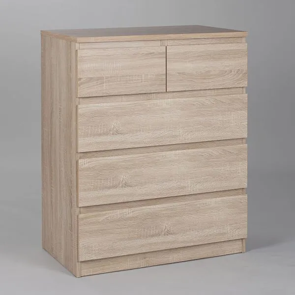 2.05.02.080.3 МАЛЬТА комод 3+2 ящика 80х99 сонома RU