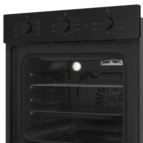 Шкаф духовой электрический MAUNFELD AEOF6060 Черный/черная фурнитура