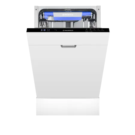 Посудомоечная машина с авто-открыванием MAUNFELD MLP45230 Light Beam Wi-Fi Нержавеющая сталь