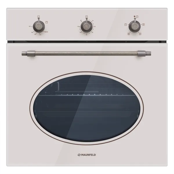 Шкаф духовой газовый MAUNFELD EOGC604R Слоновая кость