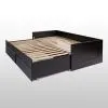 2.02.08.450.5 СИРИУС кровать раздвижная с ящиками 90х200 Дуб Венге RU