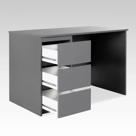 2.03.06.090.4 КАСТОР стол письменный 3 ящика 116х65 RU серый