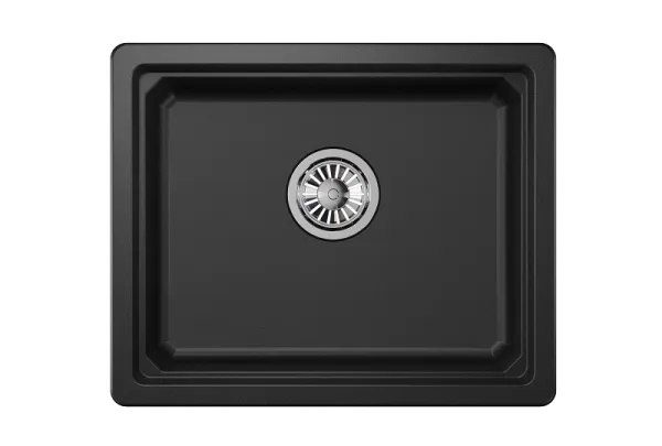 KS-5501U, АЛЮМИНИУМ, кухонная мойка, кварц