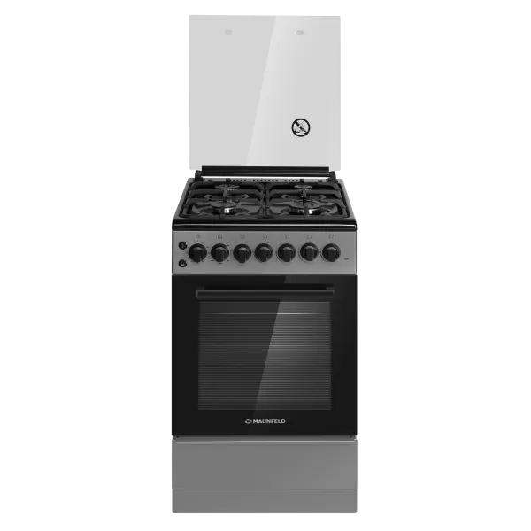Газовая плита с электрической духовкой MAUNFELD MGC50EC02 Серый