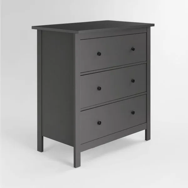 2.08.02.020.4 САГА комод 3 ящика серый