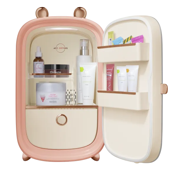 Мини-холодильник для косметики MAUNFELD MFF43 Розовый