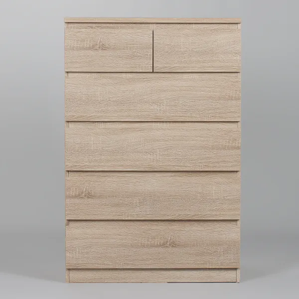 2.05.02.100.3 МАЛЬТА комод 4+2 ящика 80х121 сонома RU