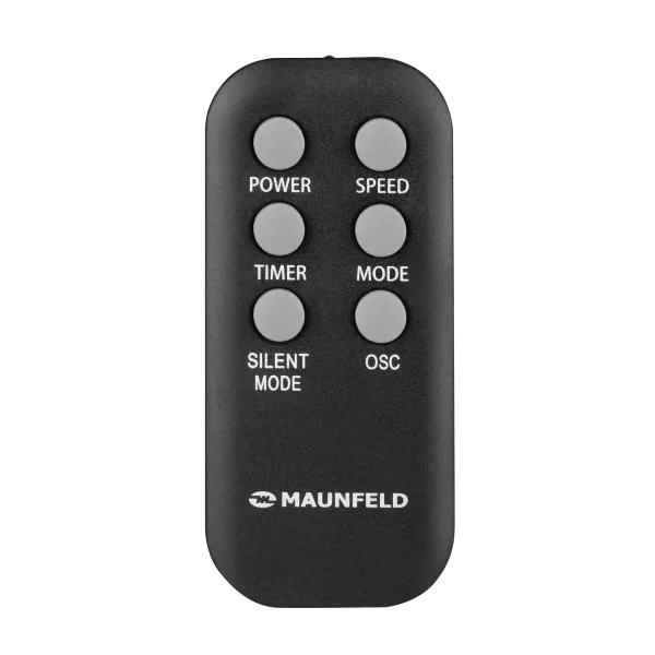 Напольный вентилятор с таймером и пультом MAUNFELD MTF1000BR Черный