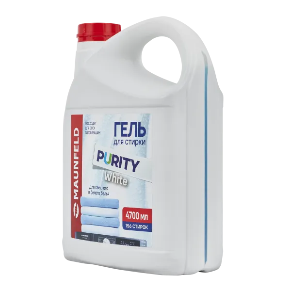 Гель для стирки Maunfeld Purity White 4700мл MWL4700PW Голубой