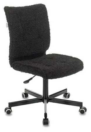 Кресло Бюрократ СН-330М черный экомех крестов. металл черный