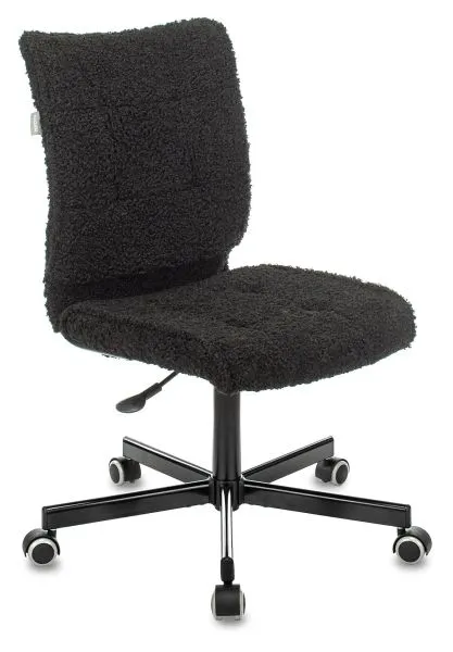 Кресло Бюрократ СН-330М черный экомех крестов. металл черный