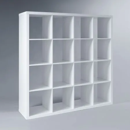 S00678 Фора 16 стеллаж 146x146х38, белый
